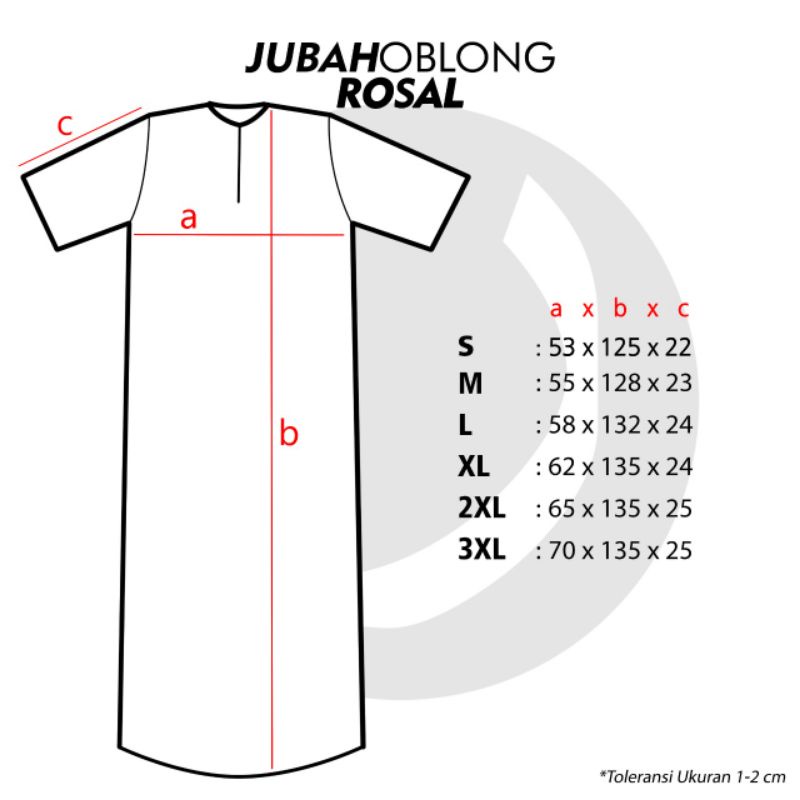 JUBAH OBLONG ROSAL TANGAN PENDEK MURAH PAKAIAN MUSLIM PRIA GAMIS LAKI-LAKI