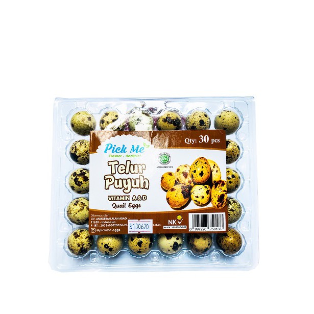 

PICK ME Telur Puyuh (30 butir)