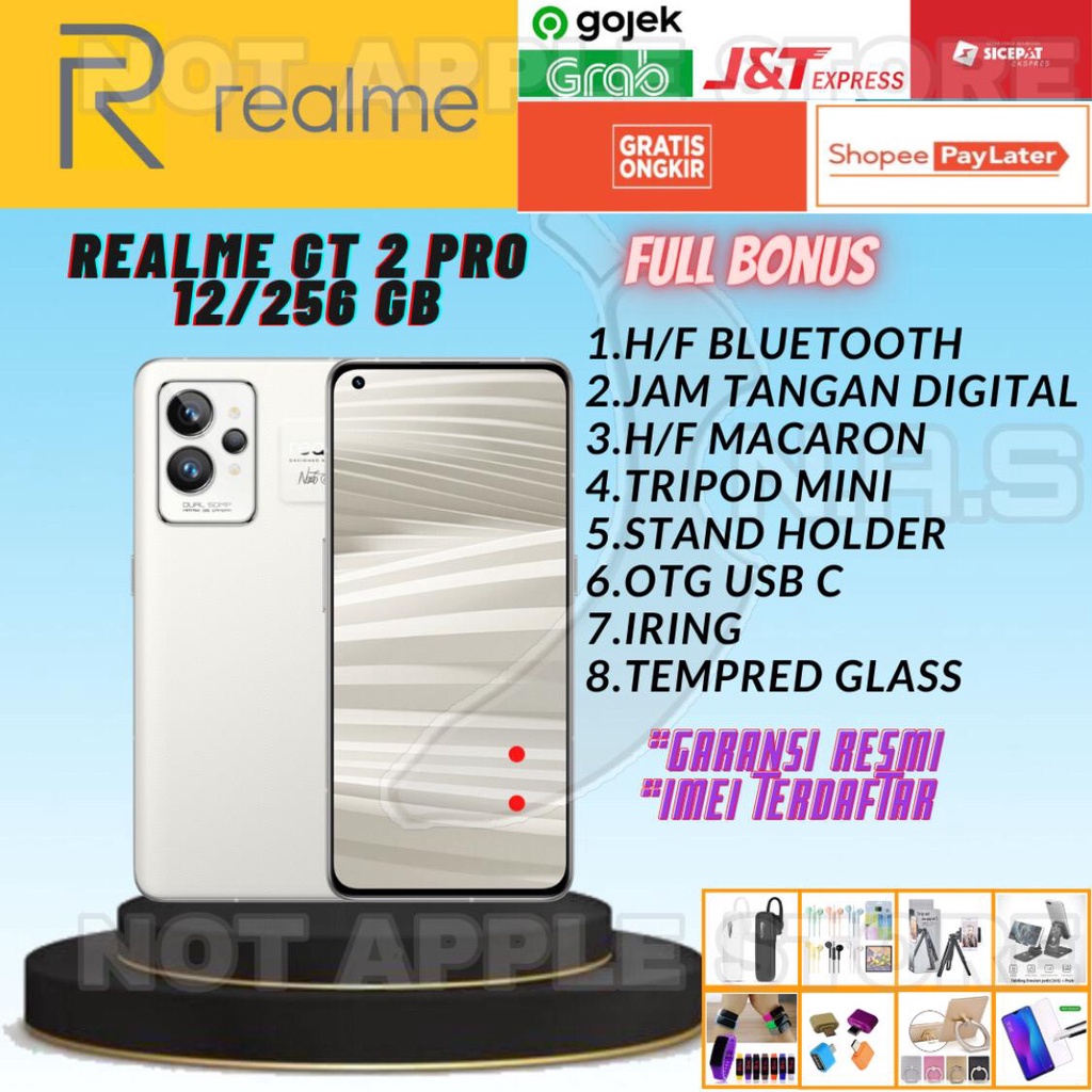 REALME GT 2 PRO RAM 12/256GB NEW BARU GARANSI RESMI