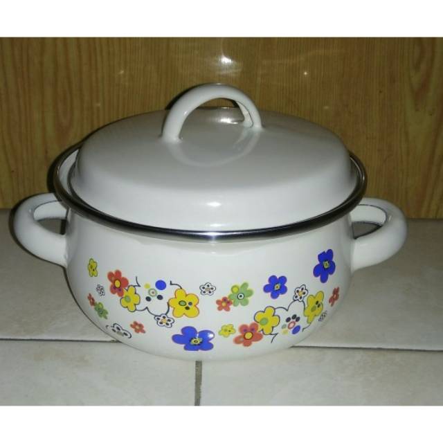 dutch oven enamel food grade ukuran 14 cm