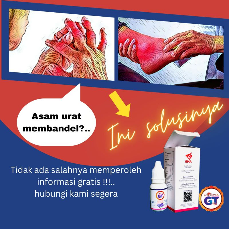 Ekstrak Herbal Tetes Bunga Telang GT Merk GARUDAQU BPOM Original