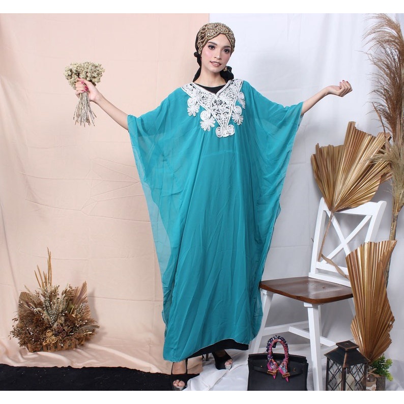 Gamis Muslim Wanita model full Payet warna merah biru coklat Gamis terbaru untuk pesta kondangan dan lebaran 2022 mewah kekinian