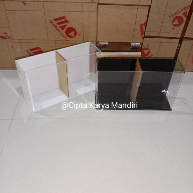 Soliter Akrilik 12 x 6 x 12 Putih / Soliter cupang / Soliter murah