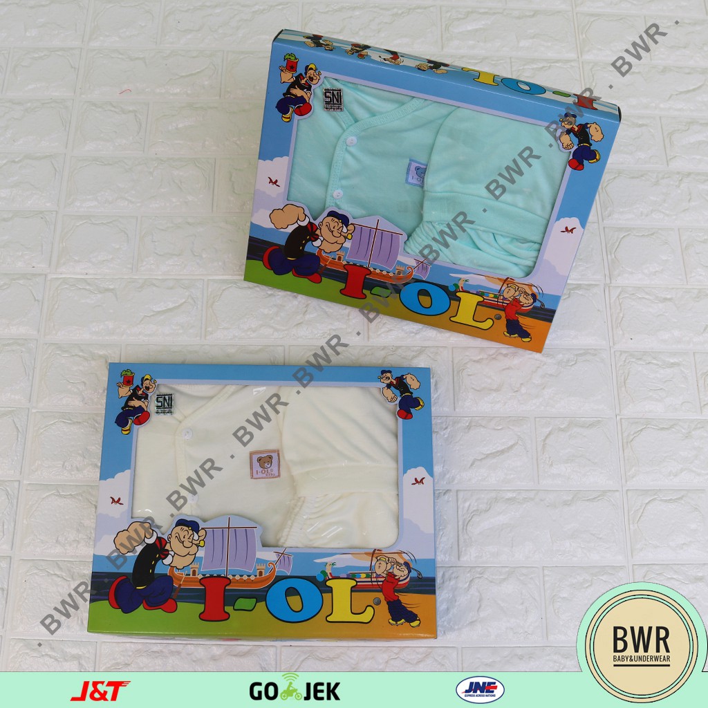 BABY SET I-OL | Kado set bayi | perlengkapan bayi | Kado Setelan Bayi Box POPAY