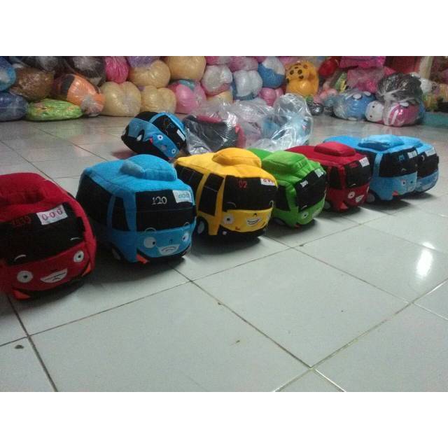 BONEKA bus tayoo size sedang bervarian warna