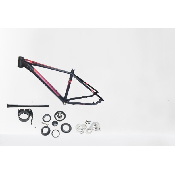 Frame MTB 27.5 United speed Black dan Red Alloy ringan