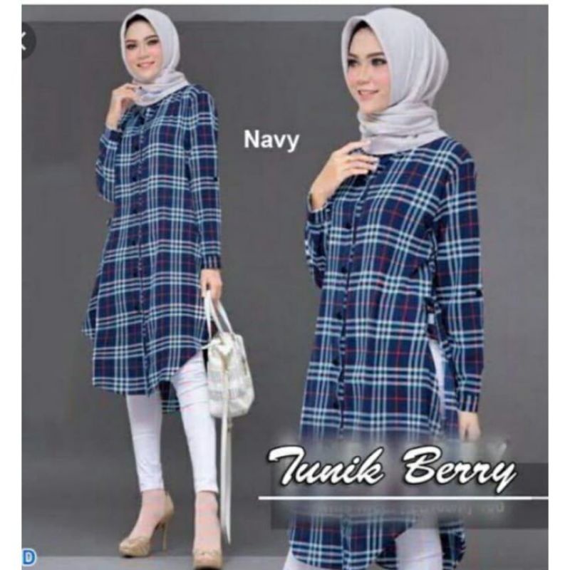 tunik kotak wanita muslimah/atasan muslim wanita/baju wanita kemeja panjang