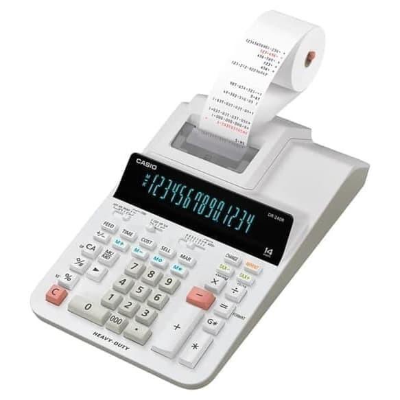 

Casio Dr-240 R - Print Kalkulator Struk/Printing Calculator Dr-240R