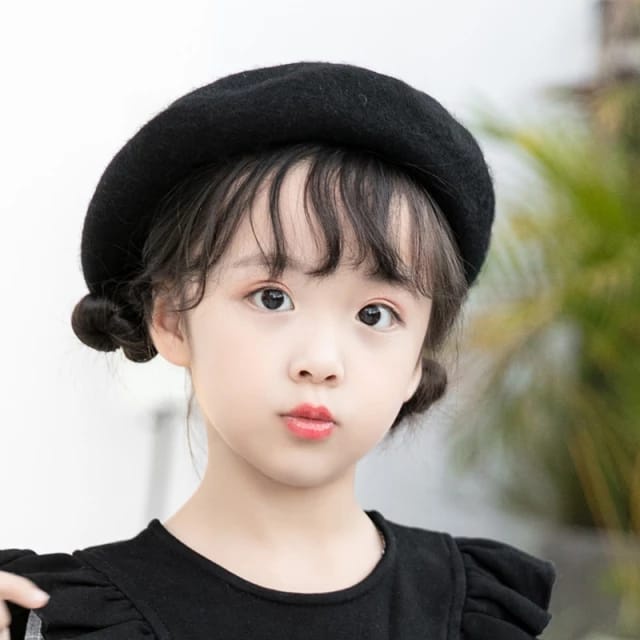 TOPI BARET ANAK PEREMPUAN KOREA KEKINIAN BERET CAPS BAYI KIDS LUCU TERBARU IMPORT J1