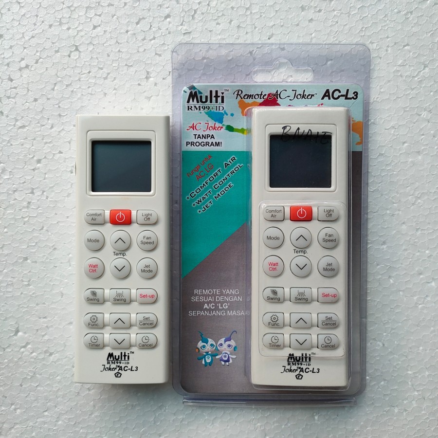 Remote AC Joker LG Universal
