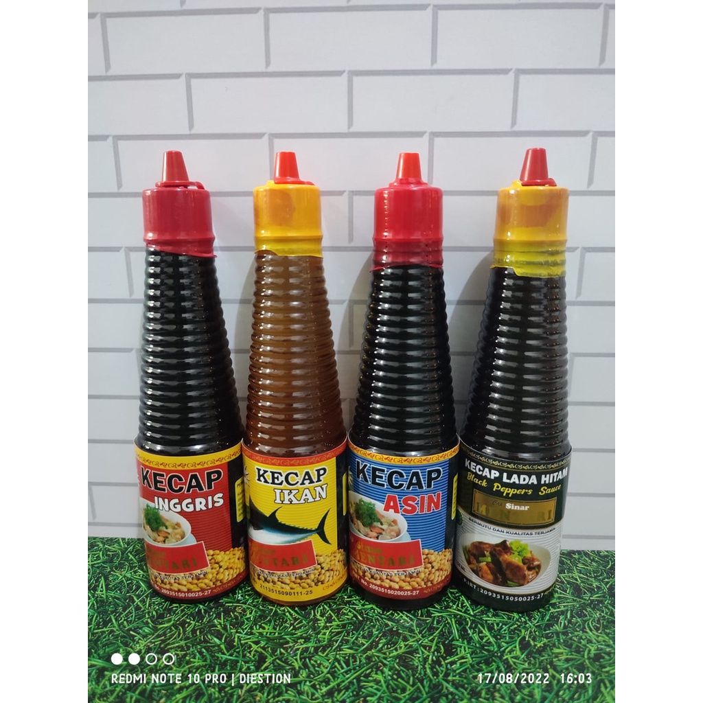 Aneka Spesial Kecap Penyedap [Kecap Lada Hitam, Kecap Asin, Kecap Inggris, Kecap Ikan]