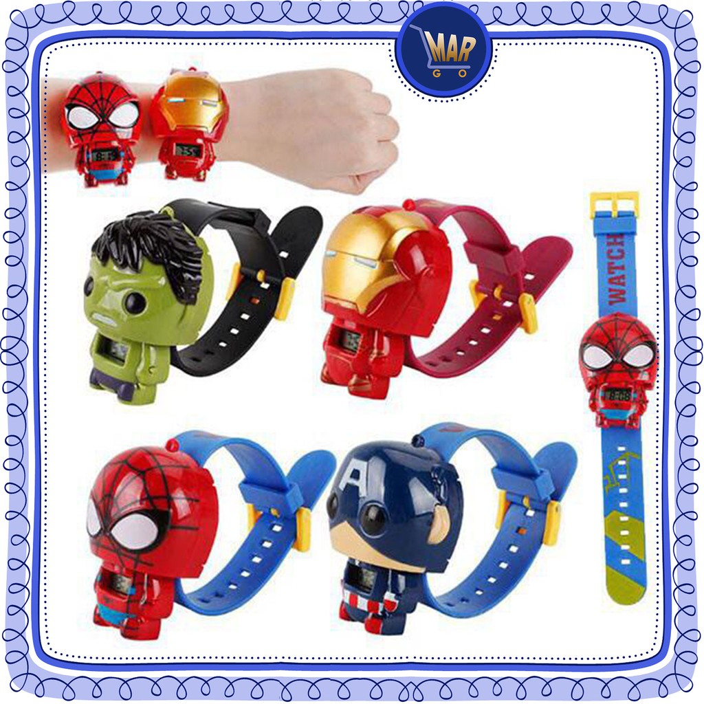 Jam Tangan Karakter Anak Robot Kartun Packing Mika