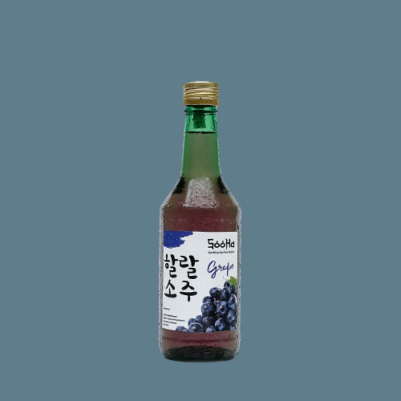 SOJU HALAL SOOHA GRAPE 360 ML (NON-ALKHOHOL)
