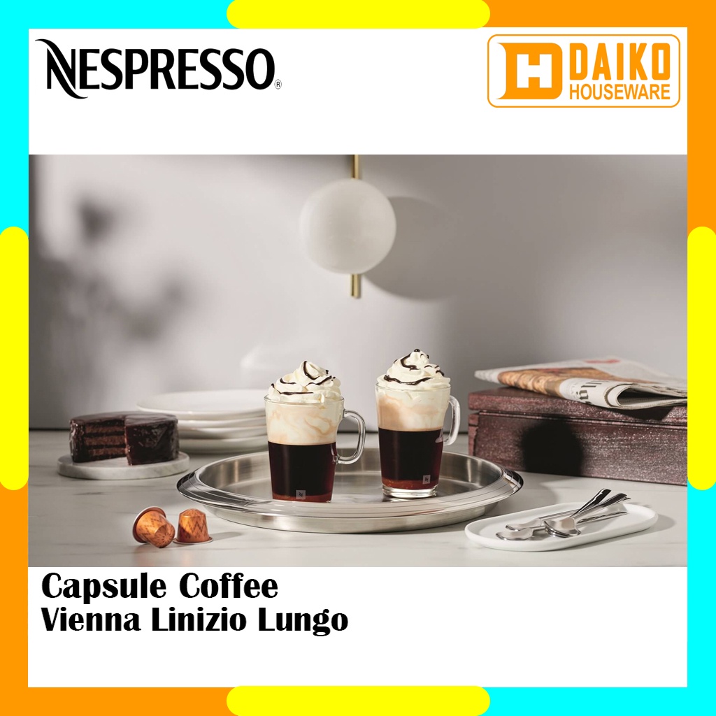 Capsule Nespresso Vienna Linizio Lungo Original Nestle 1 Pack - Coffee World Explorations Kopi Kapsul Expired Lama