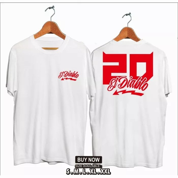 PM COD T-SHIRT EL DIABLO KAOS MOTOGP EL DIABLO QUPMTPMO KAOS MOTOGP BAJU RACING