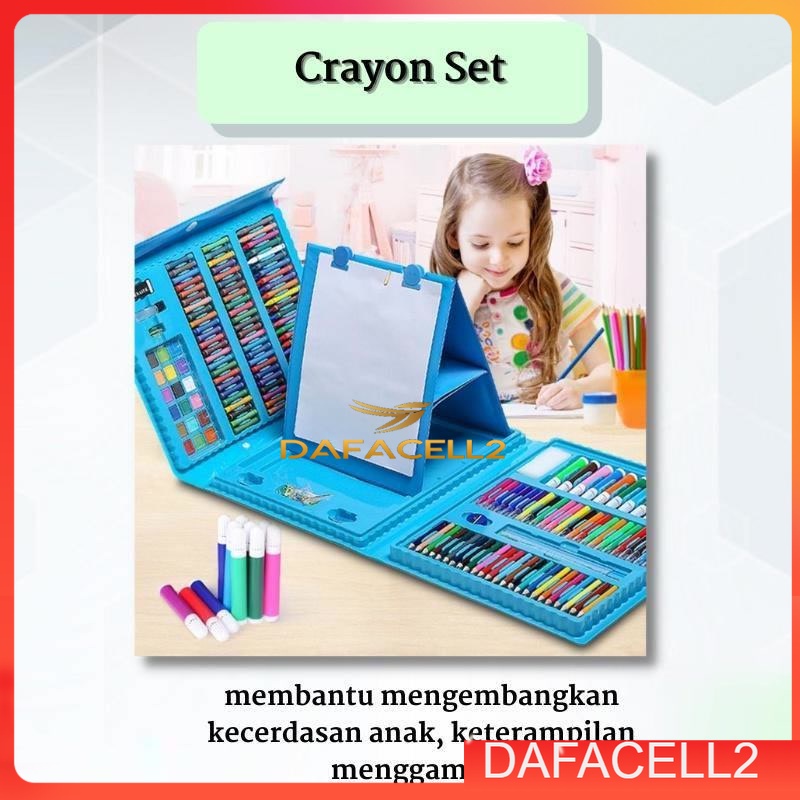 

Pensil Warna Crayon Set 208 Pcs Alat Menggambar Mewarnai Anak CRAYON JUMBO LENGKAP