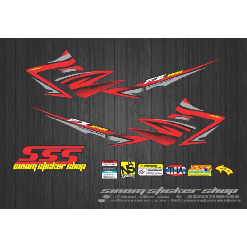STRIPING VARIASI VIXION OLD/LAMA 2007-2012 MOTIF FZ150i MALAYSIA