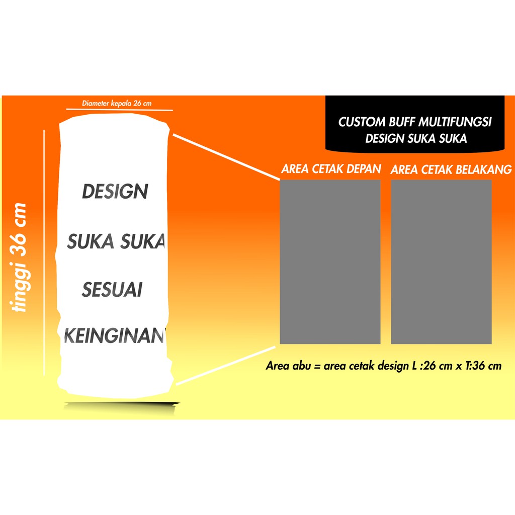 [grosir] BIKIN Buff Printing CETAK Buff Printing Custom Buff SLAYER Masker Buff BANDANA MULTIFUNGSI