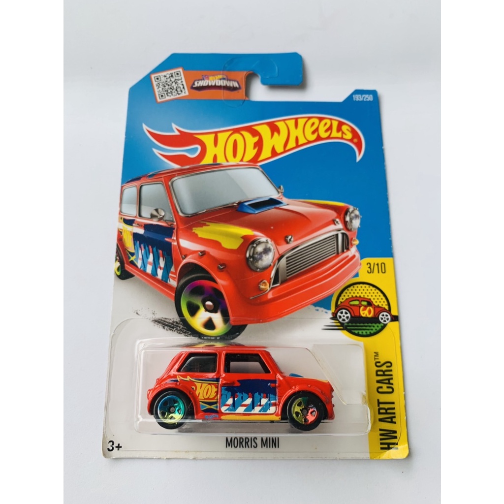 HOTWHEELS HOT WHEELS MORRIS MINI MERAH HW ART CARS DIECAST MINIATUR MOBIL MAINAN MOBILAN ANAK LANGKA