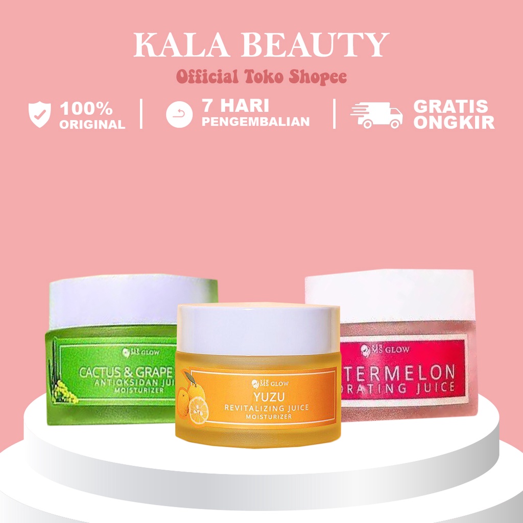 MS Glow Juice Moisturizer 100% ORI Pelembab MS Glow