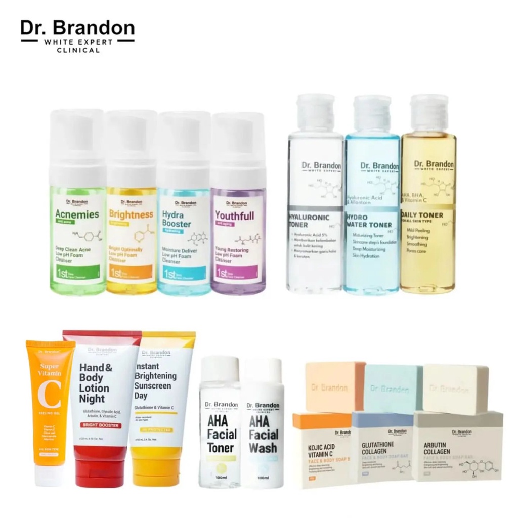 Dr Brandon Whitening Cream | Sunscreen | Toner | Facial Wash | Soap Bar | Lotion & All Product