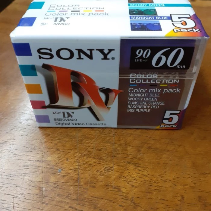 kaset mini Dv handycam
