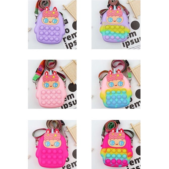 TAS FASHION POP IT IMPORT JAKARTA MURAH C4590 TAS SELEMPANG WANITA TAS IMPORT SLINGBAG WANITA BAGUS