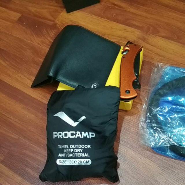 Handuk Outdoor Procamp Towel 60x120cm Microfiber Anti Bacterial Hiking