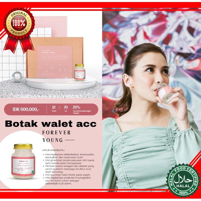 

BERKASIAT REALFOOD FOREVER YOUNG MINUMAN WALET SEHAT KECANTIKAN SARANG BURUNG !!