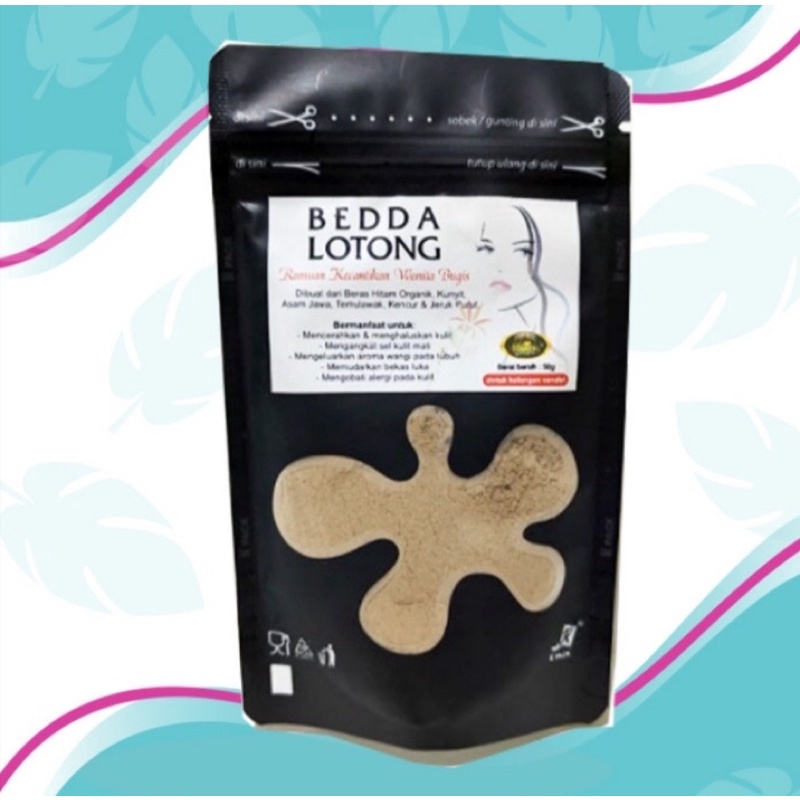 Hotel Lulur BEDDA LOTONG rempah asli khas bugis 50 gr