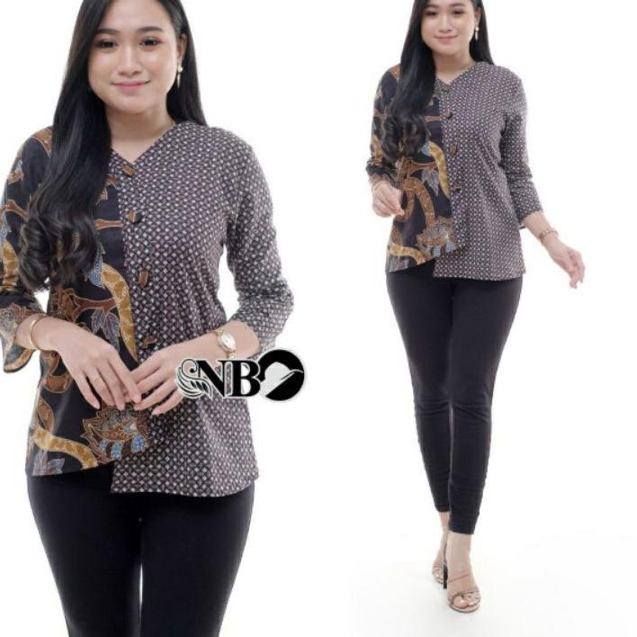 Jual Gag [garudea Store] Atasan Batik Wanita Modern Baju Batik Kantor