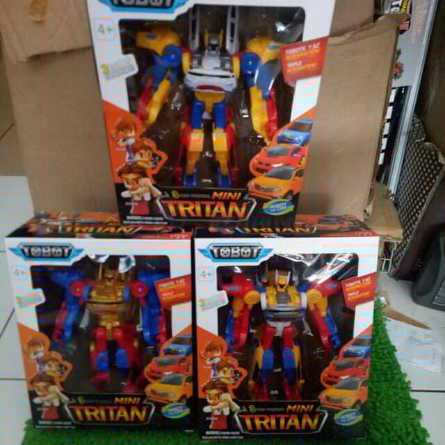 MAINAN ANAK ROBOT TOBOT TRITAN