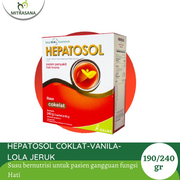 Hepatosol 240gr BUNDLING - makan diet khusus yang diformulasikan khusus untuk pasien dengan gangguan hati