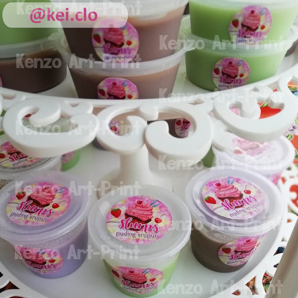 

Printable Stiker Puding Mini