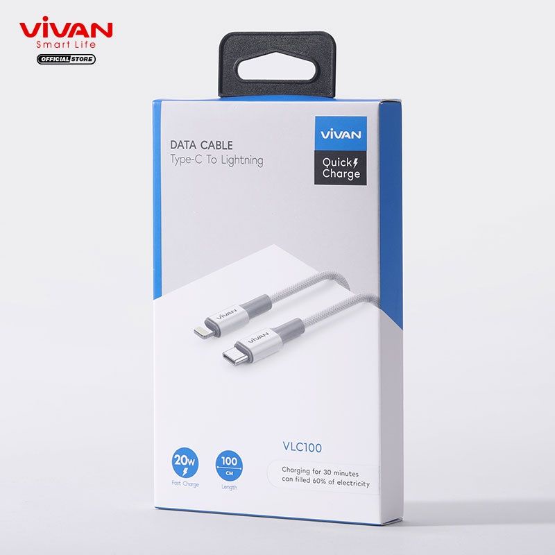 Vival VLC100 Kabel Data Type-C to Lightning PD20W