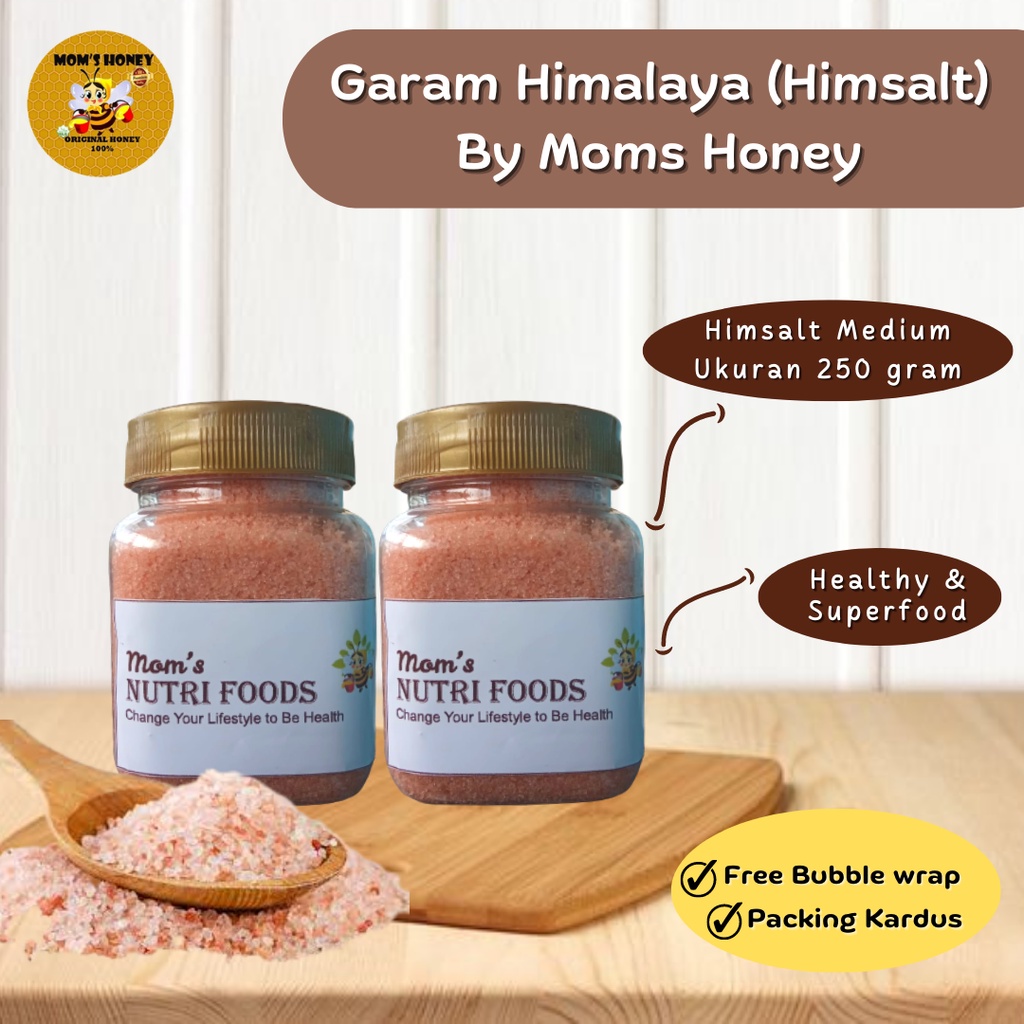 

Garam himalaya By Moms Honey / Himalayan Salt Original 250 gram
