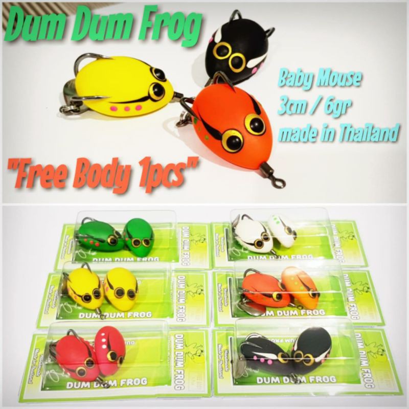 Dum Dum frog baby mouse