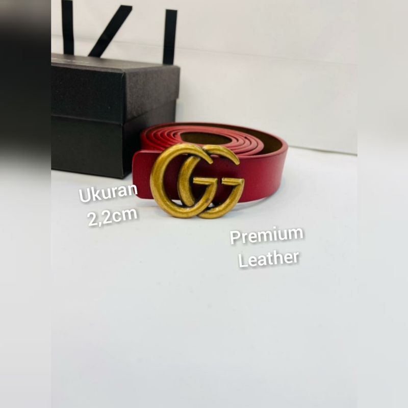 Gesper Kulit Premium ikat pinggang wanita Gesper kulit Branded G01