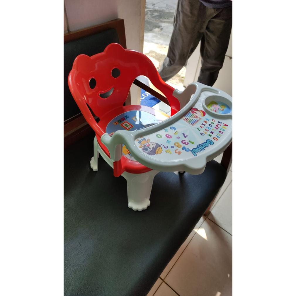 Kursi Makan Bayi Kursi Anak Kursi Plastik Anak+Karet Anti Slip Kursi Makan Bayi ., ,.