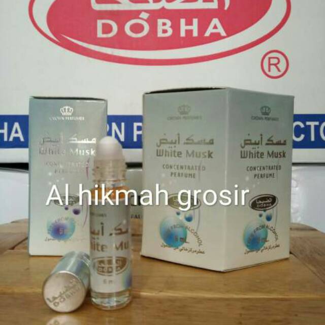 Parfum dobha 6ml roll on aroma white musk