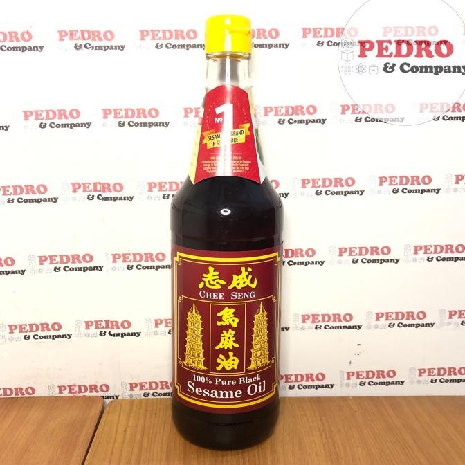 

Chee seng sesame oil pure black 650 ml - minyak wijen
