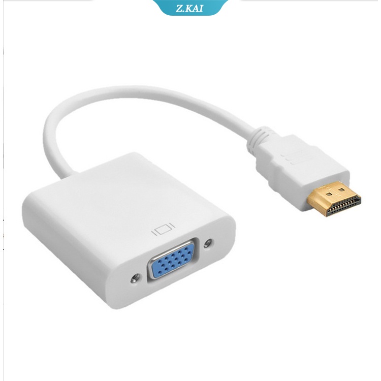 Adapter Konverter VGA HDMI Roreta HD 1080P Untuk PS4 PC Laptop TV Box