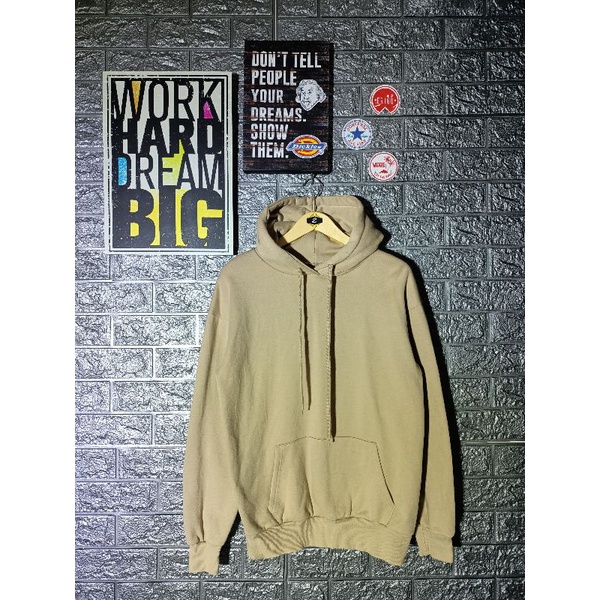 Hoodie Coklat Susu second