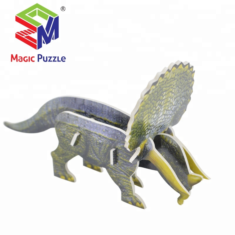 Mainan Puzzle 3D Dinosaurus THE LOST WORLD - Hadiah Kado Anak B368-18