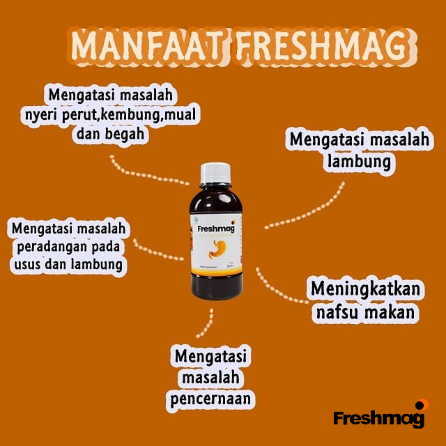 Paket Kronis Asam Lambung - 5 Botol Freshmag Madu Herbal Atasi Asam Lambung Maag Gerd Perlancar Sirkulasi Darah Tingkatkan Nafsu Makan Isi 200ml