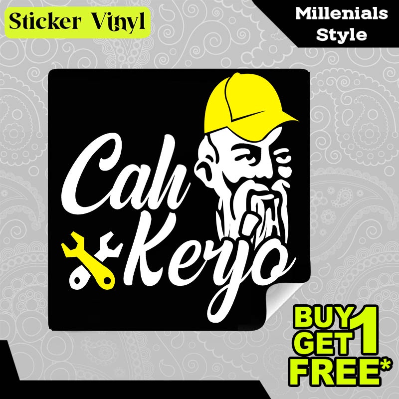 

Stiker Sticker Cah Kerjo Kerja Gambar Unik Desain Keren dan Kekinian Aesthetic Bahan Vinyl Satuan Anti Air
