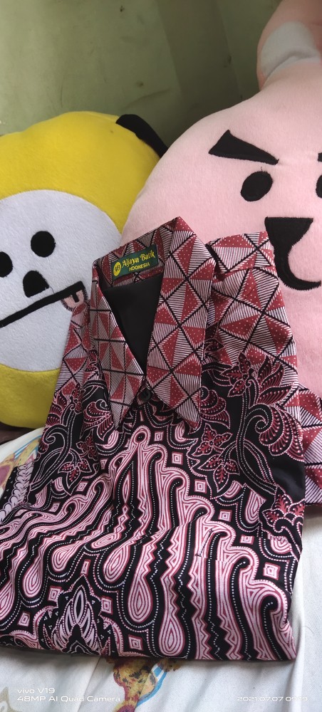Batik Setyaning Ati Full Furing Katun Halus Sragenan Size M-xxl Asli Solo L