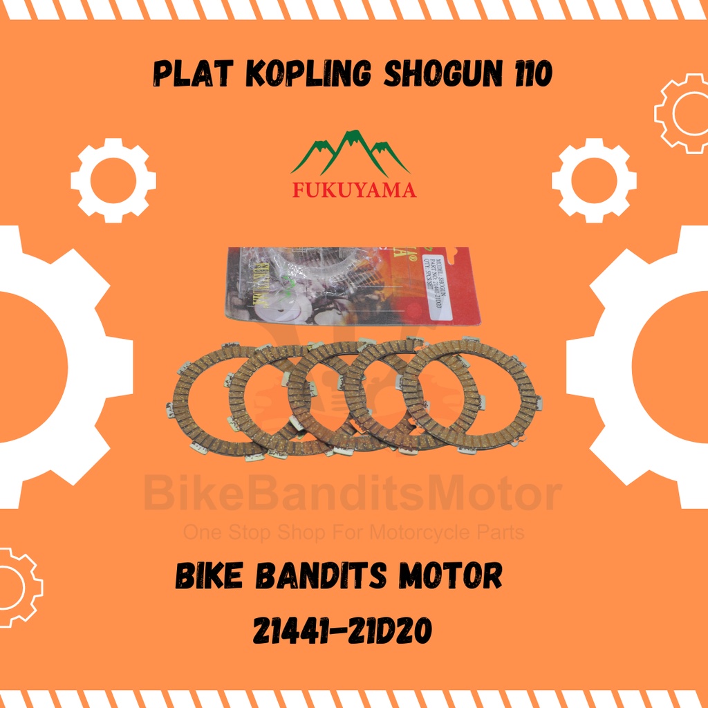Plat Kopling Kampas Kopling Shogun 110 Fukuyama