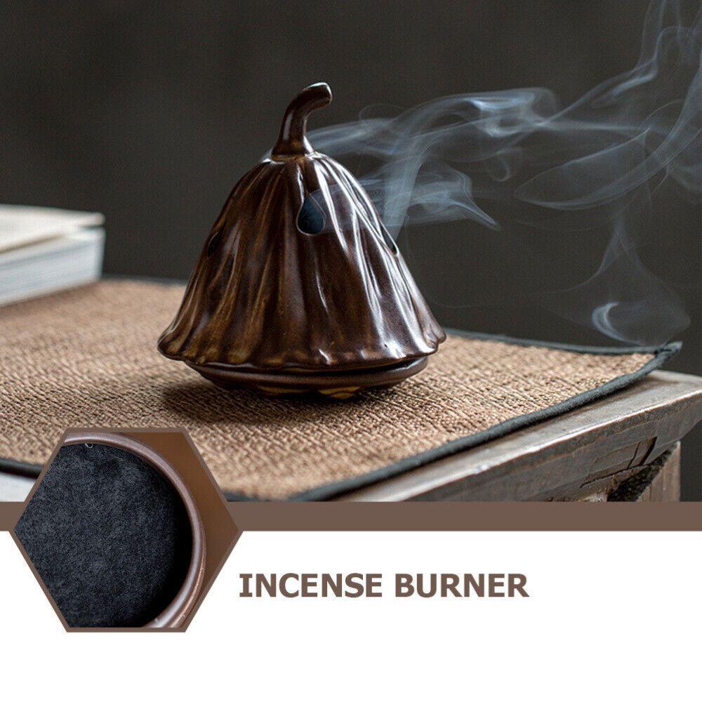 Solighter Incense Burner Kerajinan Tangan Meditasi Keramik Tungku Aromaterapi