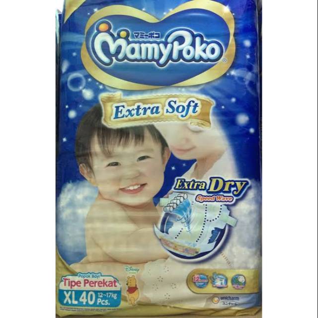 Mamypoko Extra Soft (Perekat) XL40